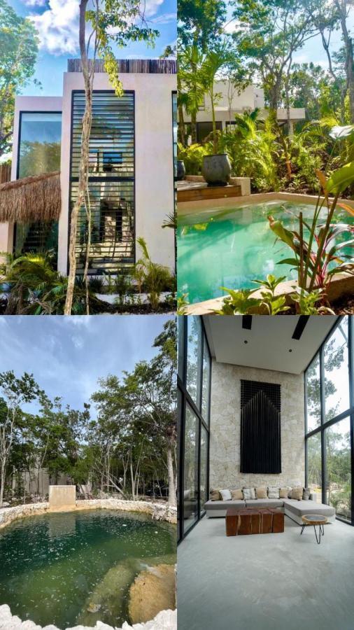 Villa Xuncari en el corazón de la selva Tulum Exterior foto