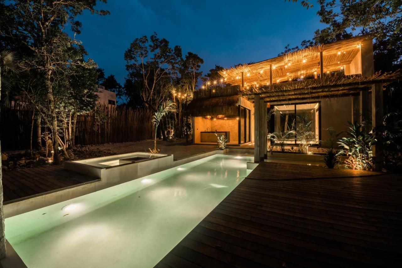 Villa Xuncari en el corazón de la selva Tulum Exterior foto